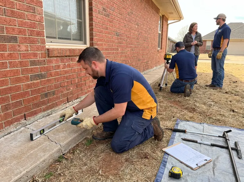 Foundation Settlement Inspection and Evaluation in Norman, OK